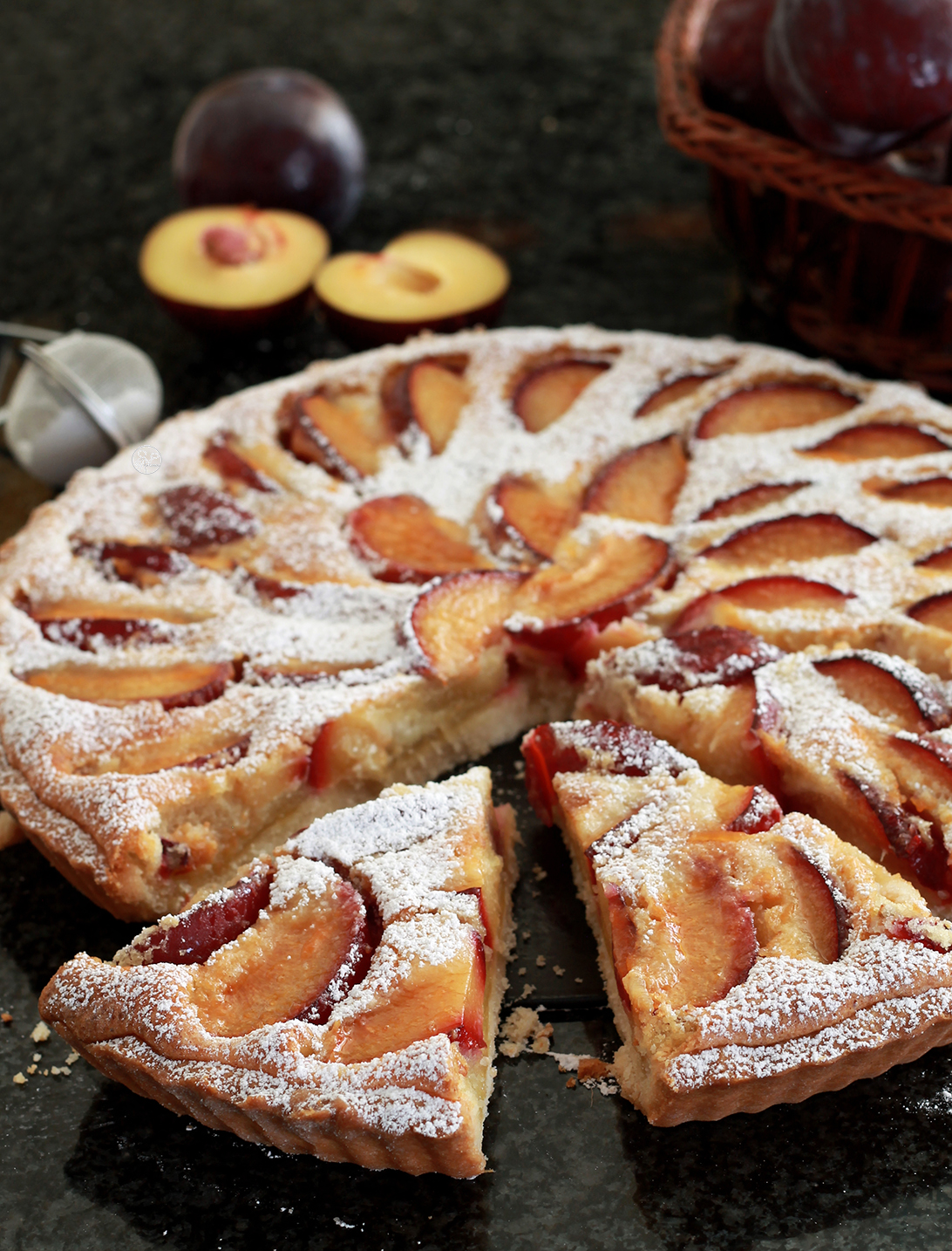 Crostata con le susine senza glutine - La Cassata Celiaca