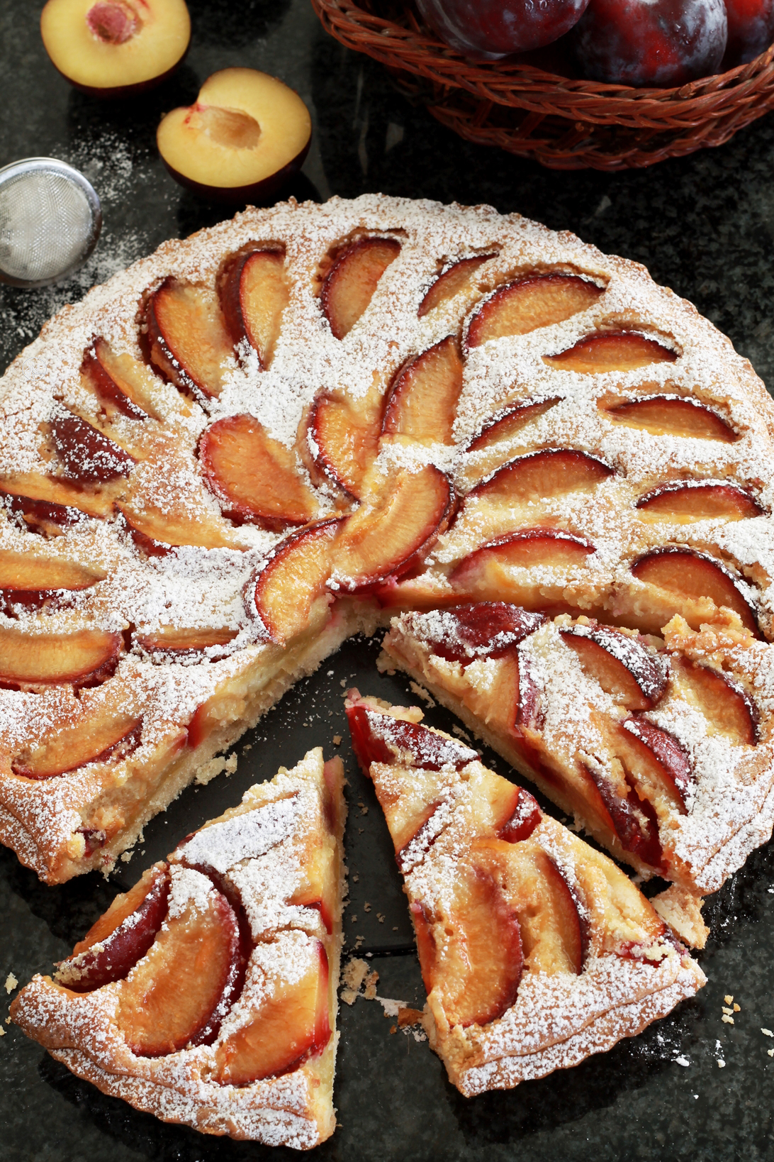 Crostata con le susine senza glutine - La Cassata Celiaca