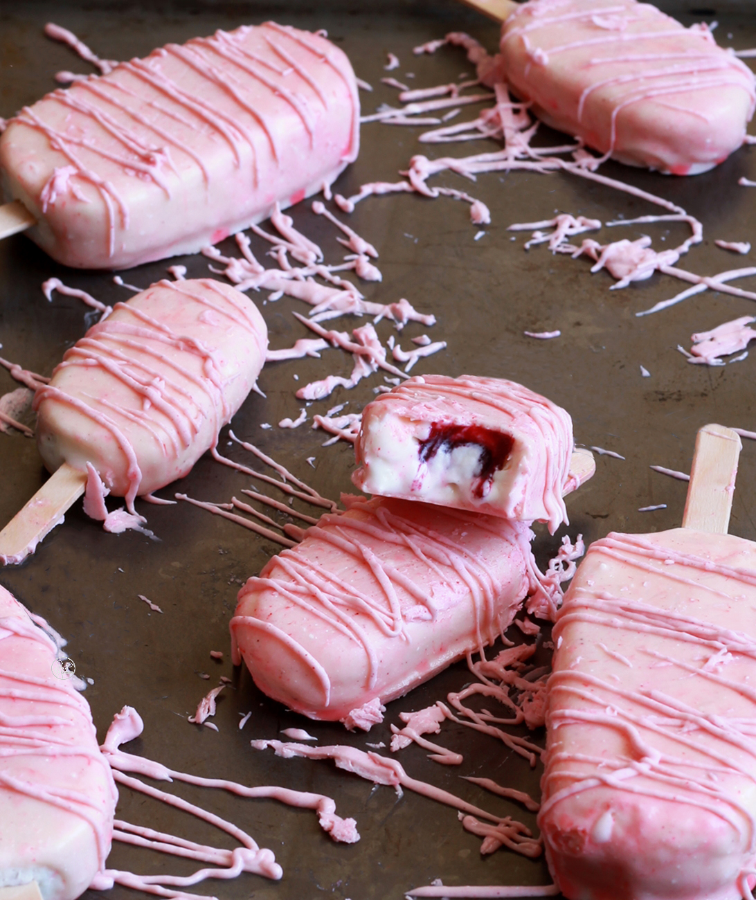 Gelato al latte condensato e frutti di bosco - La Cassata Celiaca