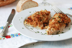 Pesce gratinato senza glutine - La Cassata Celiaca