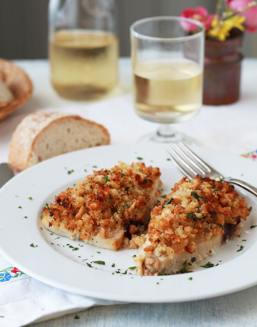 Pesce gratinato senza glutine - La Cassata Celiaca