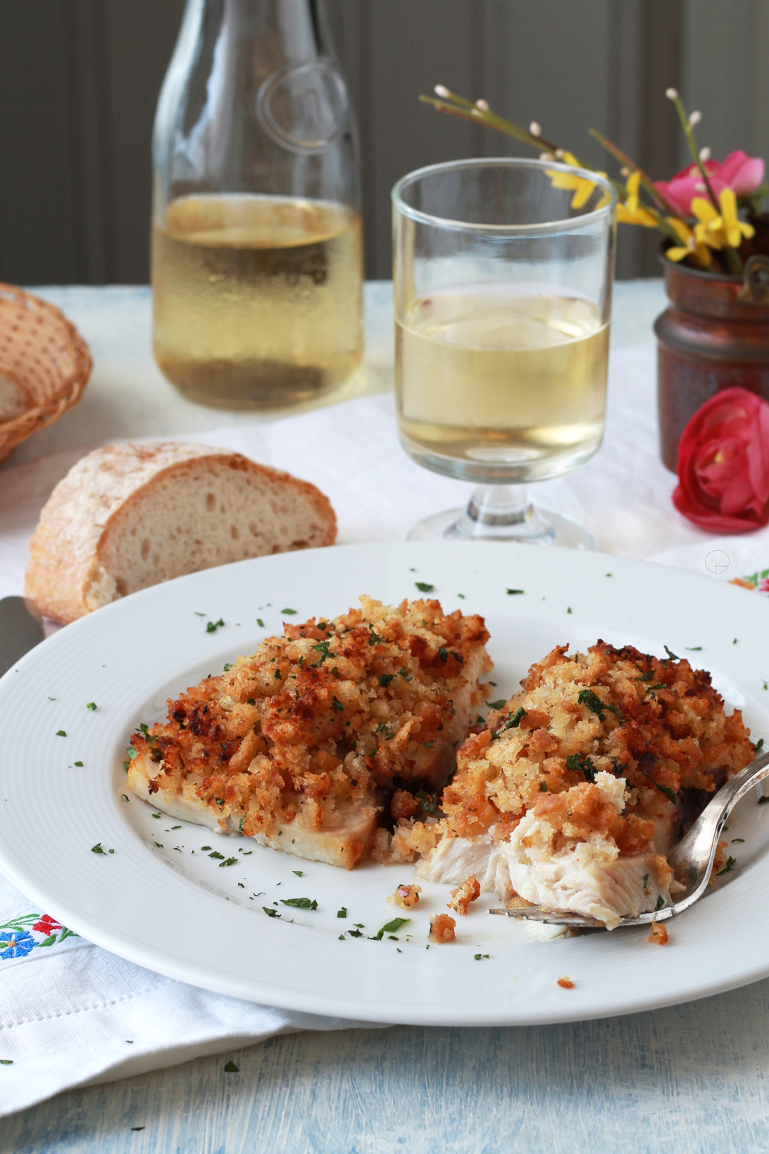 Pesce gratinato senza glutine - La Cassata Celiaca