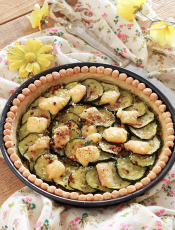 Tarte aux courgettes et pesto sans gluten - La Cassata Celiaca