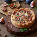 Tarte salée aux figues sans gluten - La Cassata Celiaca