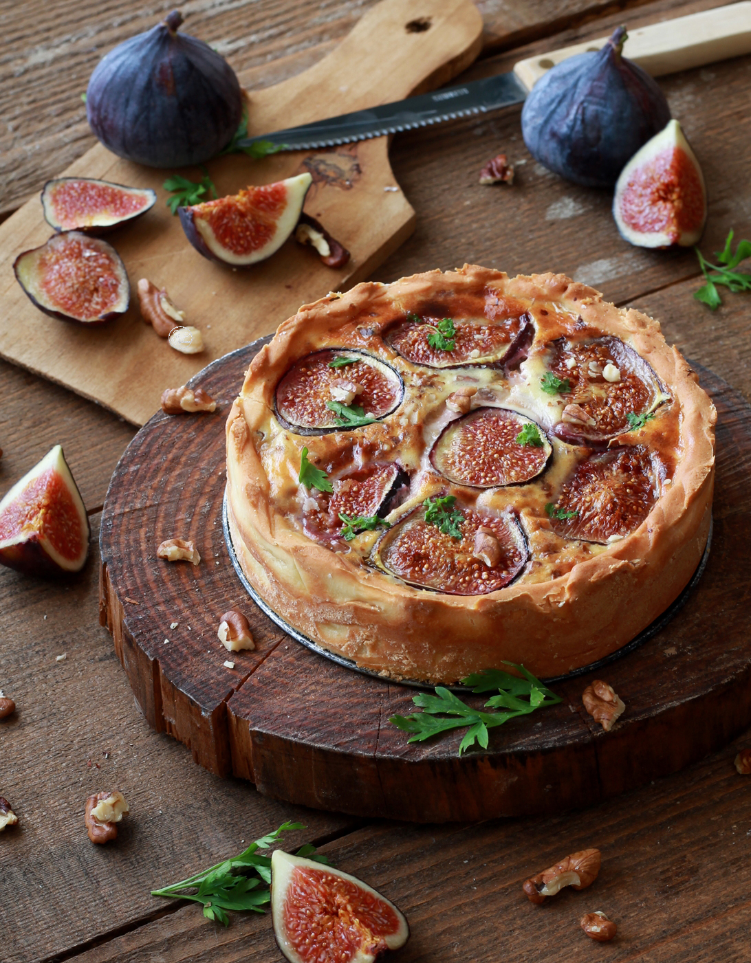 Crostata salata ai fichi senza glutine - La Cassata Celiaca Crostata salata ai fichi senza glutine - La Cassata Celiaca