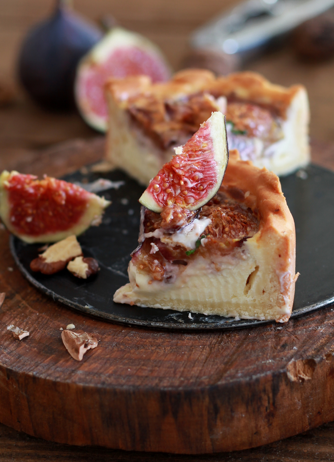 Crostata salata ai fichi senza glutine - La Cassata Celiaca Crostata salata ai fichi senza glutine - La Cassata Celiaca