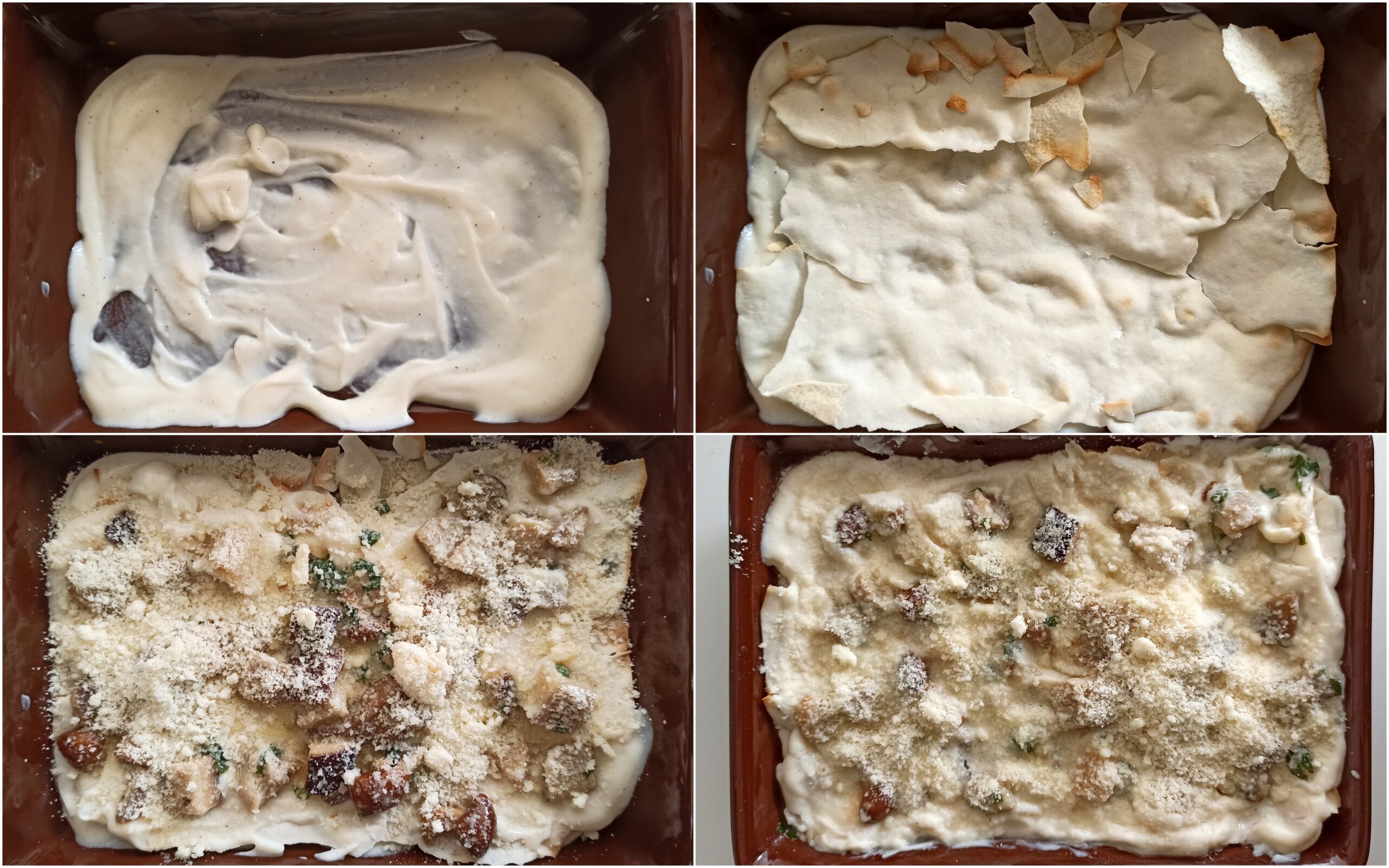 Sformato di pane carasau e funghi senza glutine - La Cassata Celiaca