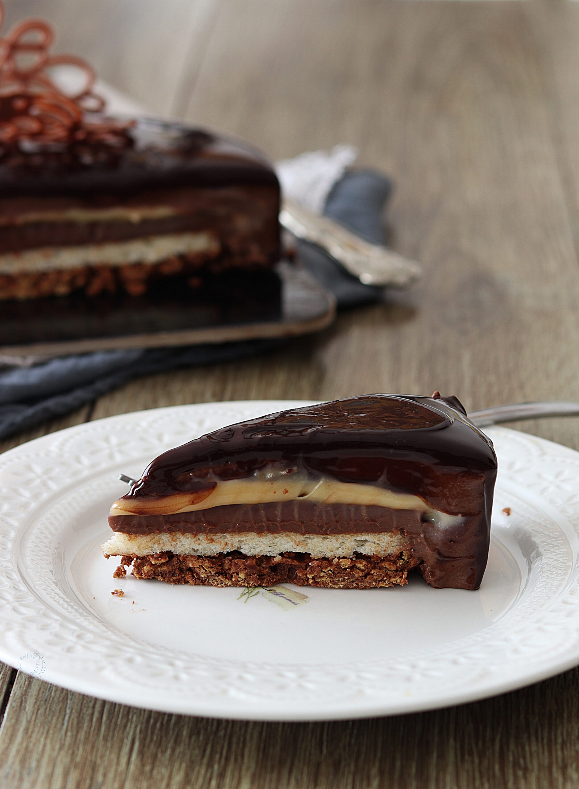 Entremet chocolat caramel sans gluten - La Cassata Celiaca Entremet chocolat caramel sans gluten - La Cassata Celiaca