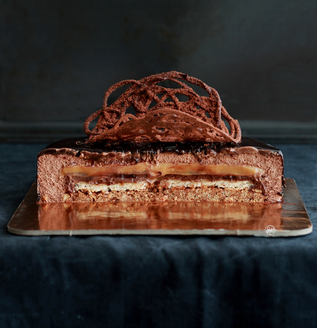 Semifreddo al cioccolato e caramello senza glutine - La Cassata Celiaca