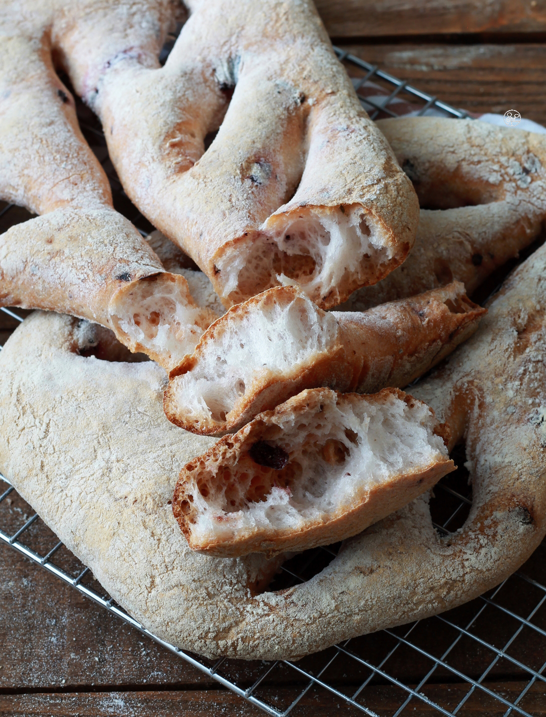 Fougasse senza glutine con olive e rosmarino - La Cassata Celiaca 