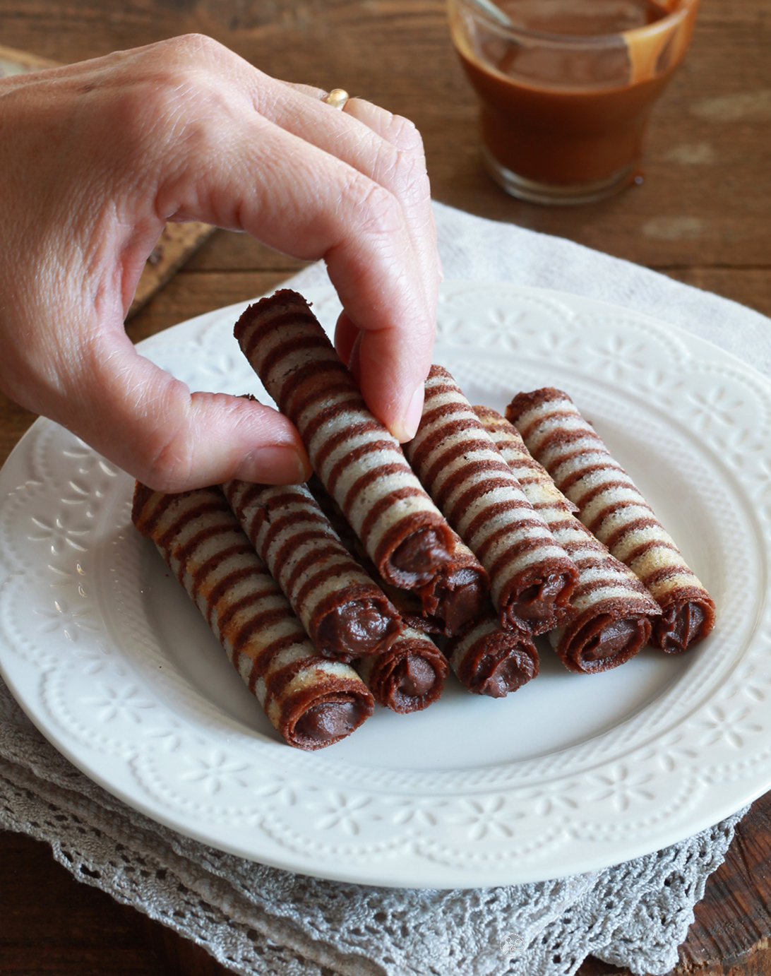 Michelettes ou cigarettes russes sans gluten - La Cassata Celiaca Michelettes ou cigarettes russes sans gluten - La Cassata Celiaca