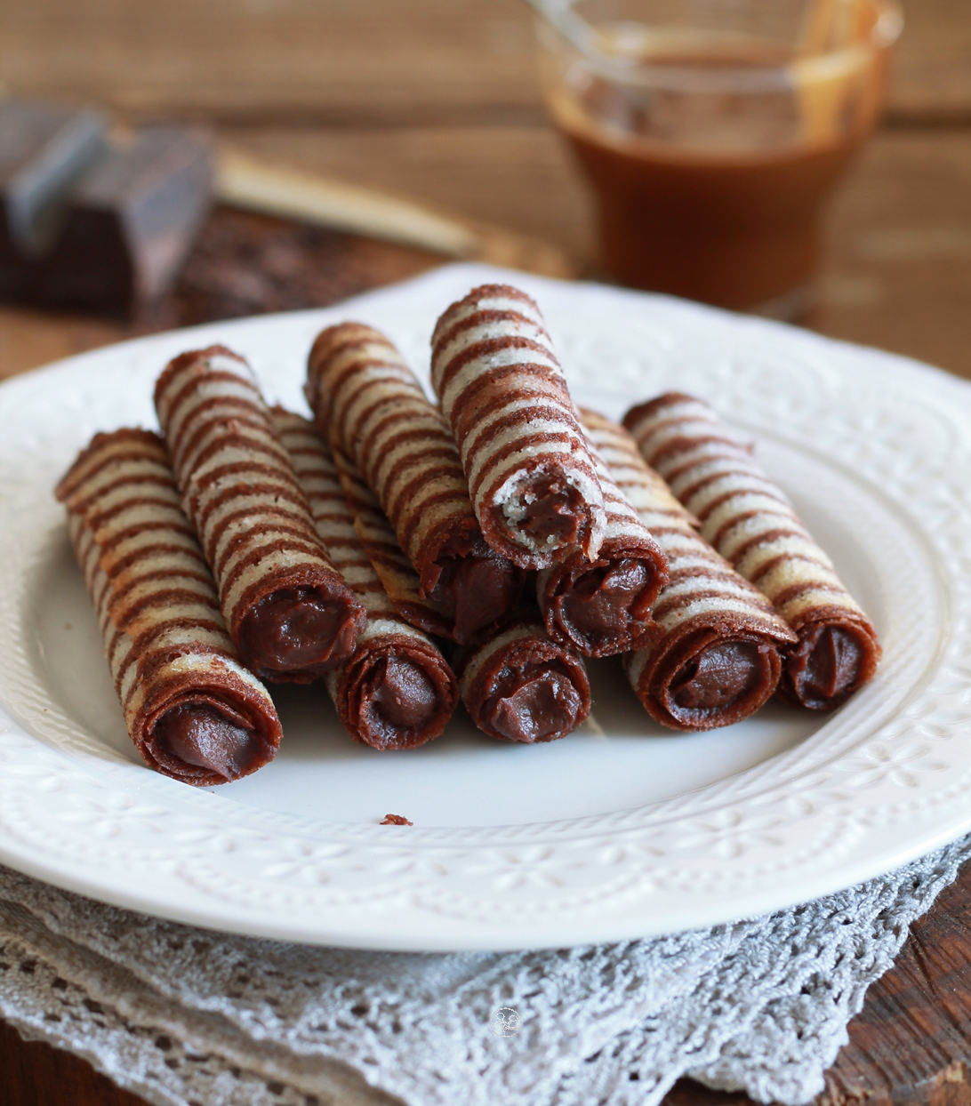 Michelettes ou cigarettes russes sans gluten - La Cassata Celiaca Michelettes ou cigarettes russes sans gluten - La Cassata Celiaca
