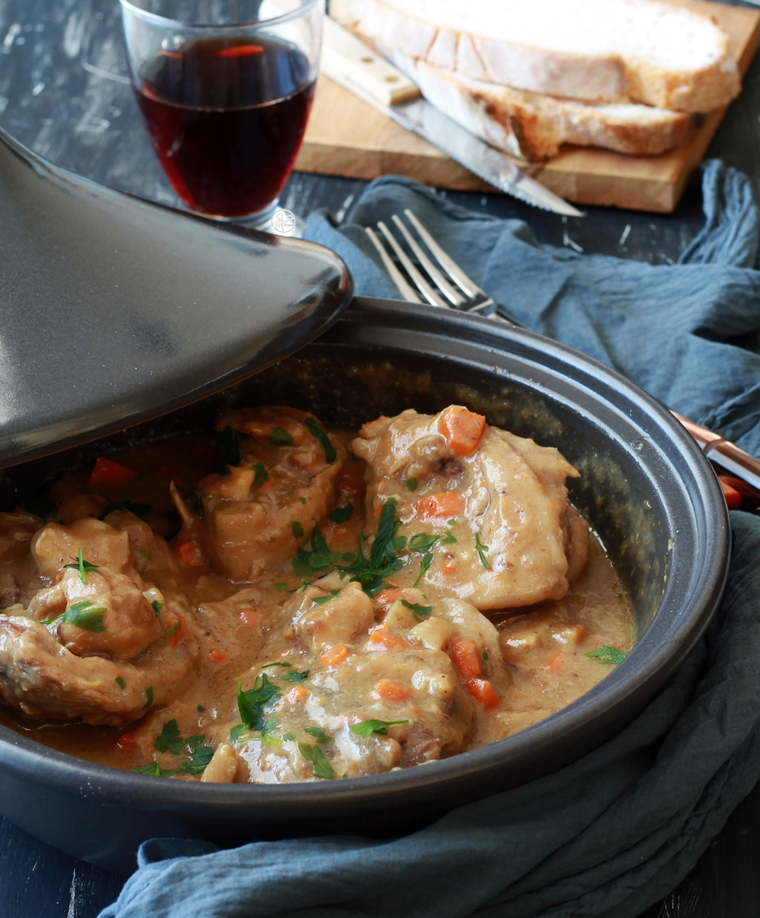 Osso buco de dinde aux cèpes - La Cassata Celiaca