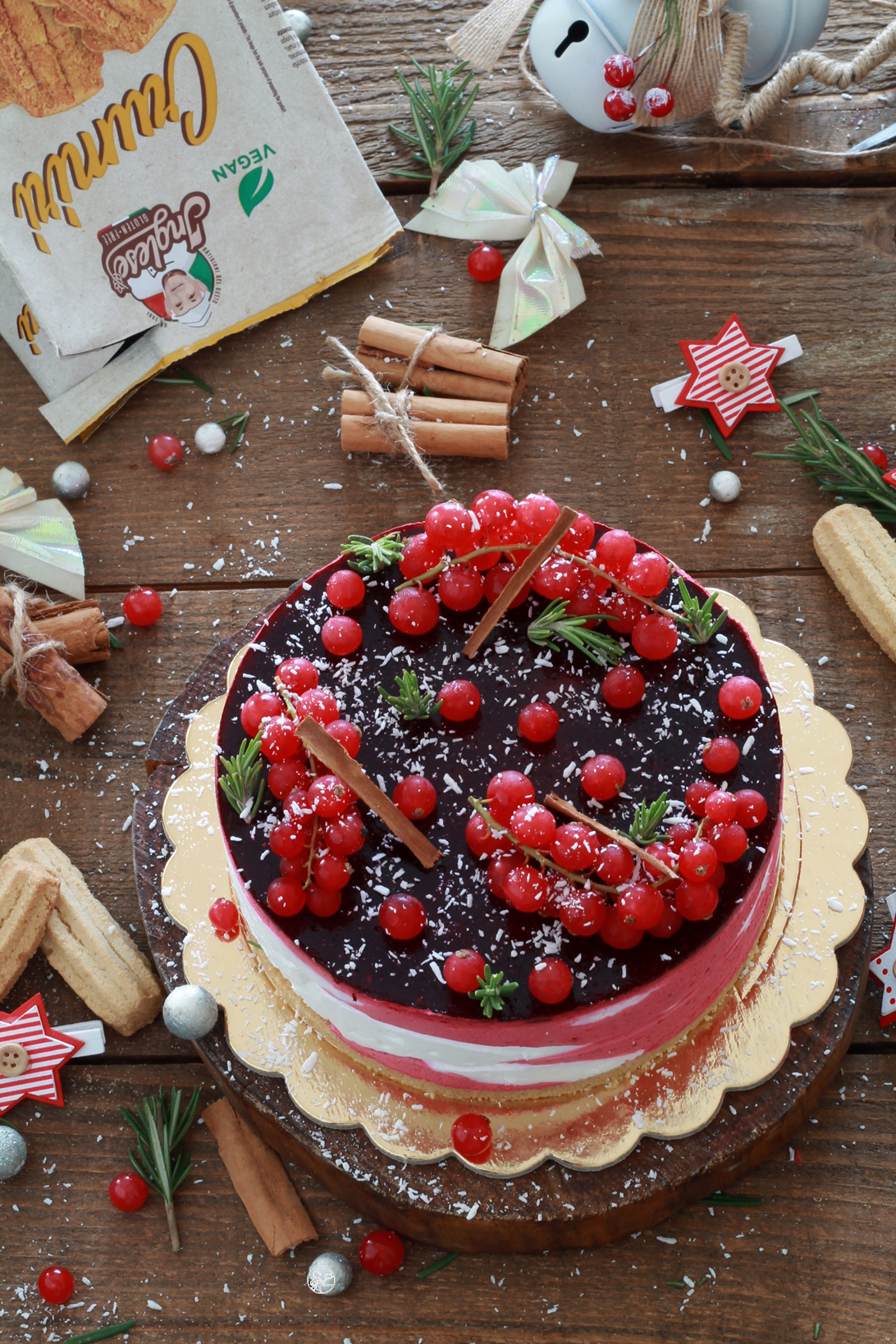 Cheesecake con yogurt e frutti di bosco senza glutine - La Cassata Celiaca