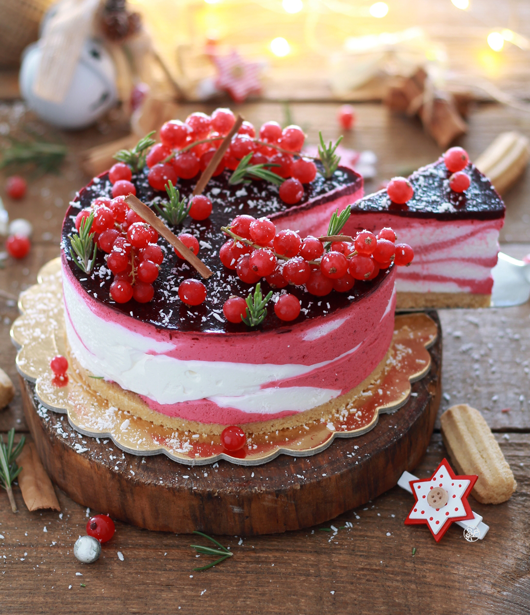 Cheesecake con yogurt e frutti di bosco senza glutine - La Cassata Celiaca