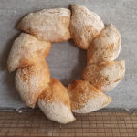 Couronne de pain en épis sans gluten - La Cassata Celiaca