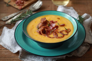 Velouté de potiron et pommes de terre sans gluten - La Cassata Celiaca