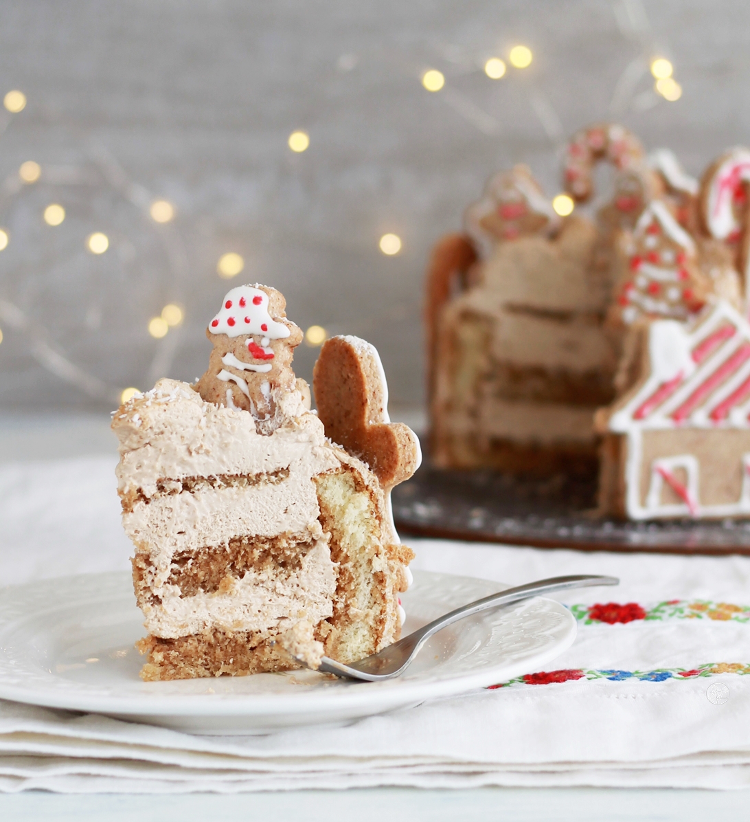 Gâteau au café et biscuits épicées sans gluten - La Cassata Celiaca Torta al caffè con biscotti speziati senza glutine - La Cassata Celiaca