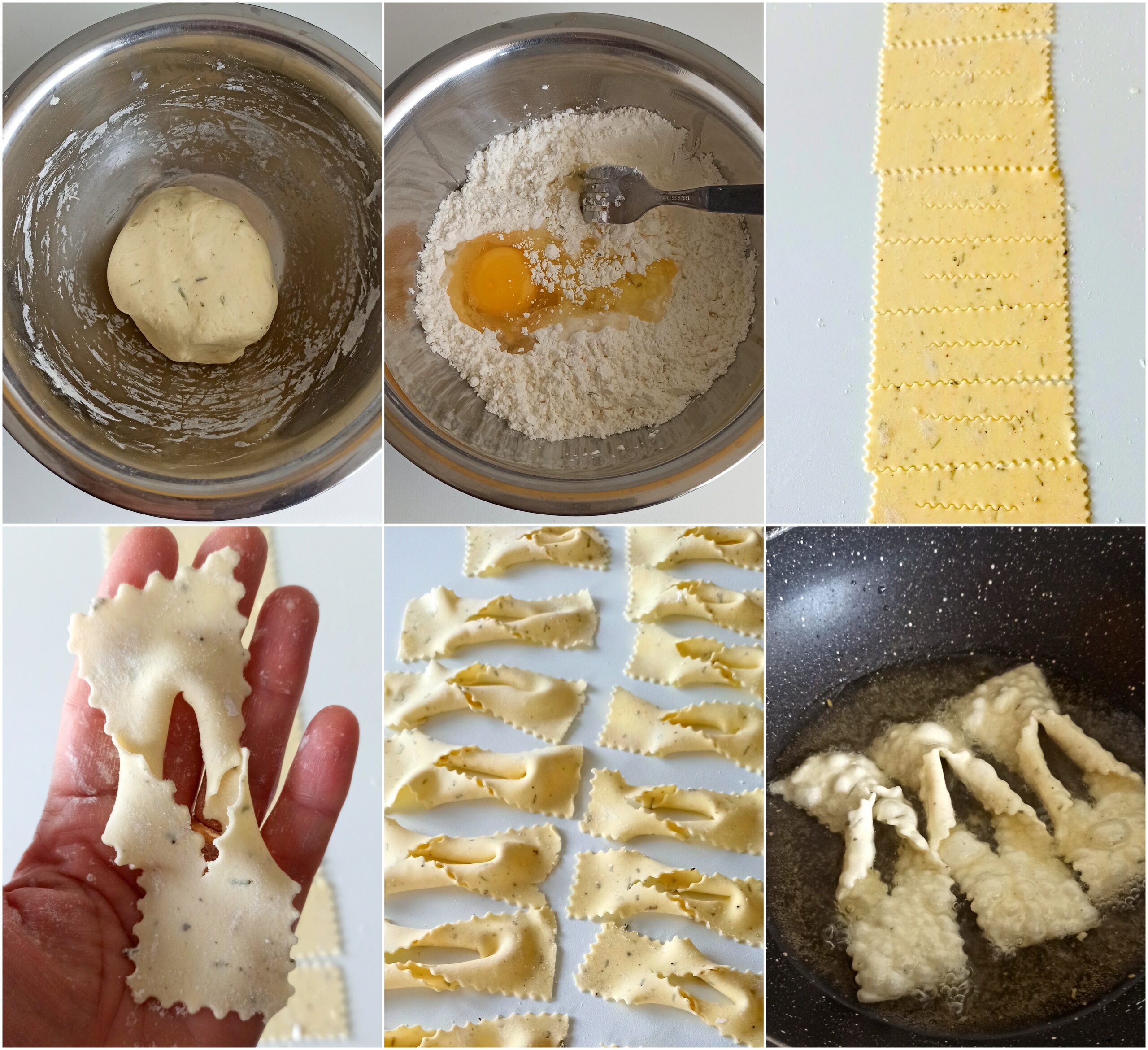 Chiacchiere di Carnevale salate senza glutine - La Cassata Celiaca