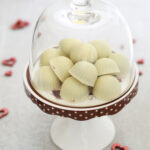 Pralines au chocolat blanc et noir pour la Saint Valentin - La Cassata Celiaca