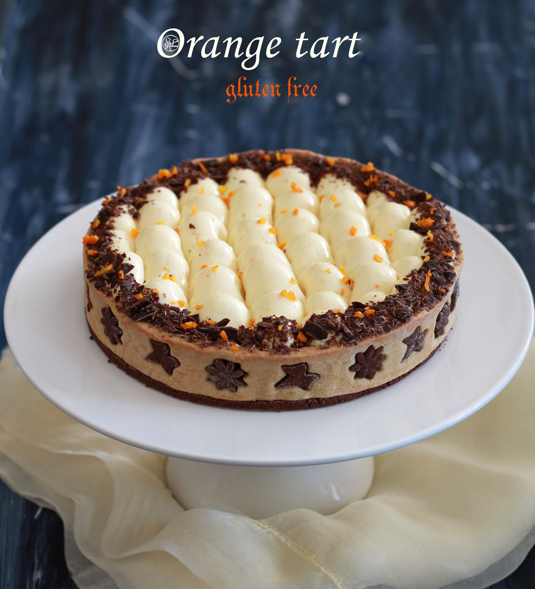 Orange tart sans gluten - La Cassata Celiaca