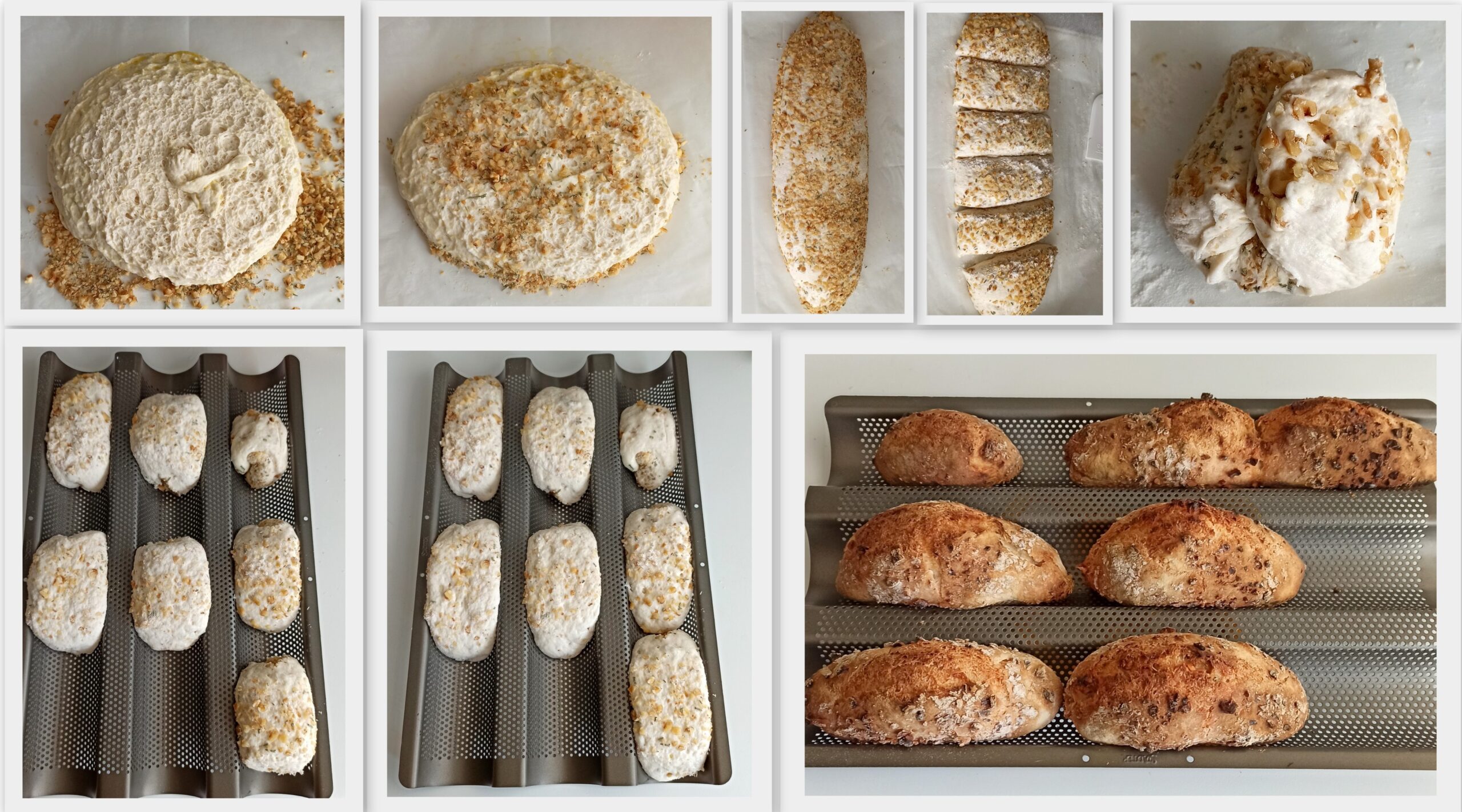 Petits pains sans gluten aux noix et romarin - La Cassata Celiaca