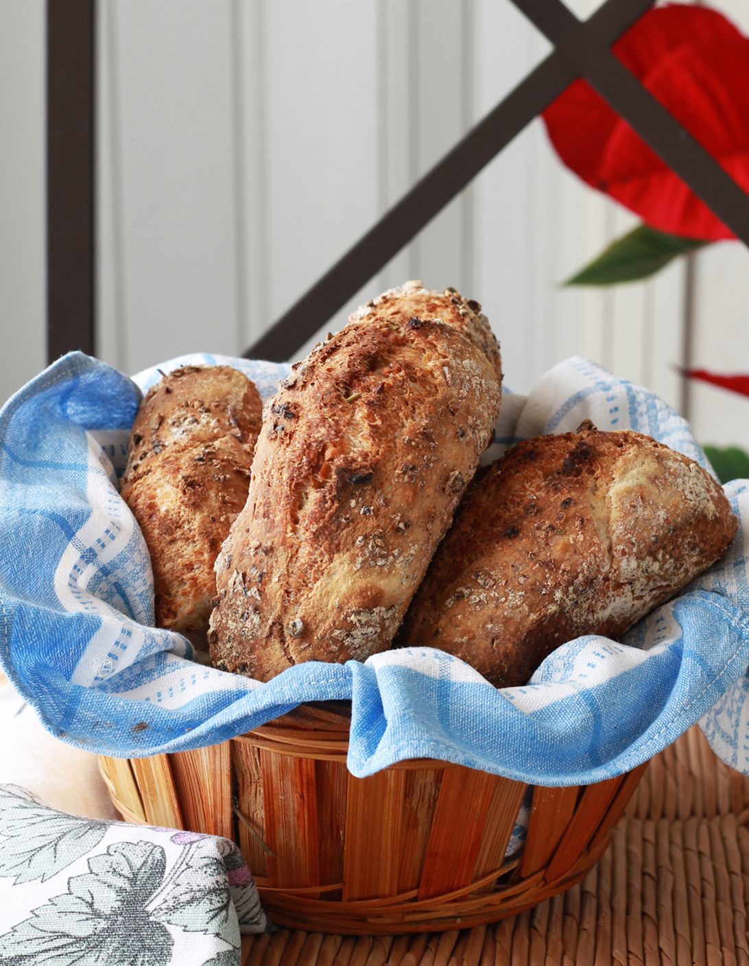 Petits pains sans gluten aux noix et romarin - La Cassata Celiaca