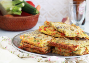 Pizza de légumes sans gluten - La Cassata Celiaca