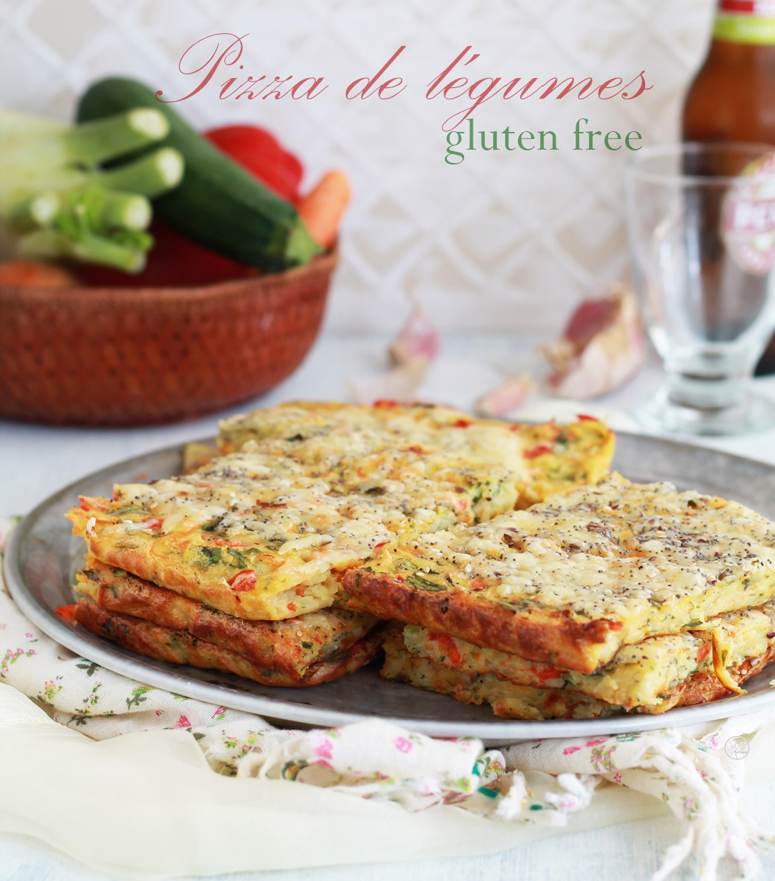 Pizza de légumes sans gluten - La Cassata Celiaca
