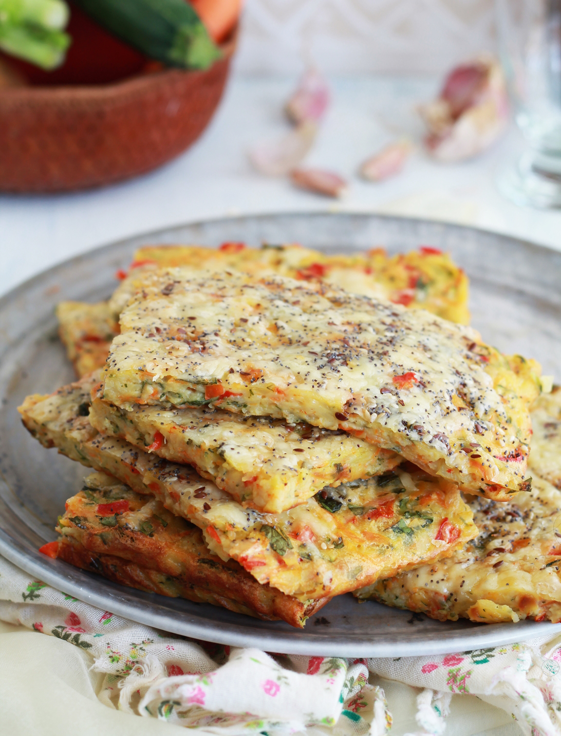 Pizza di verdure senza glutine - La Cassata Celiaca