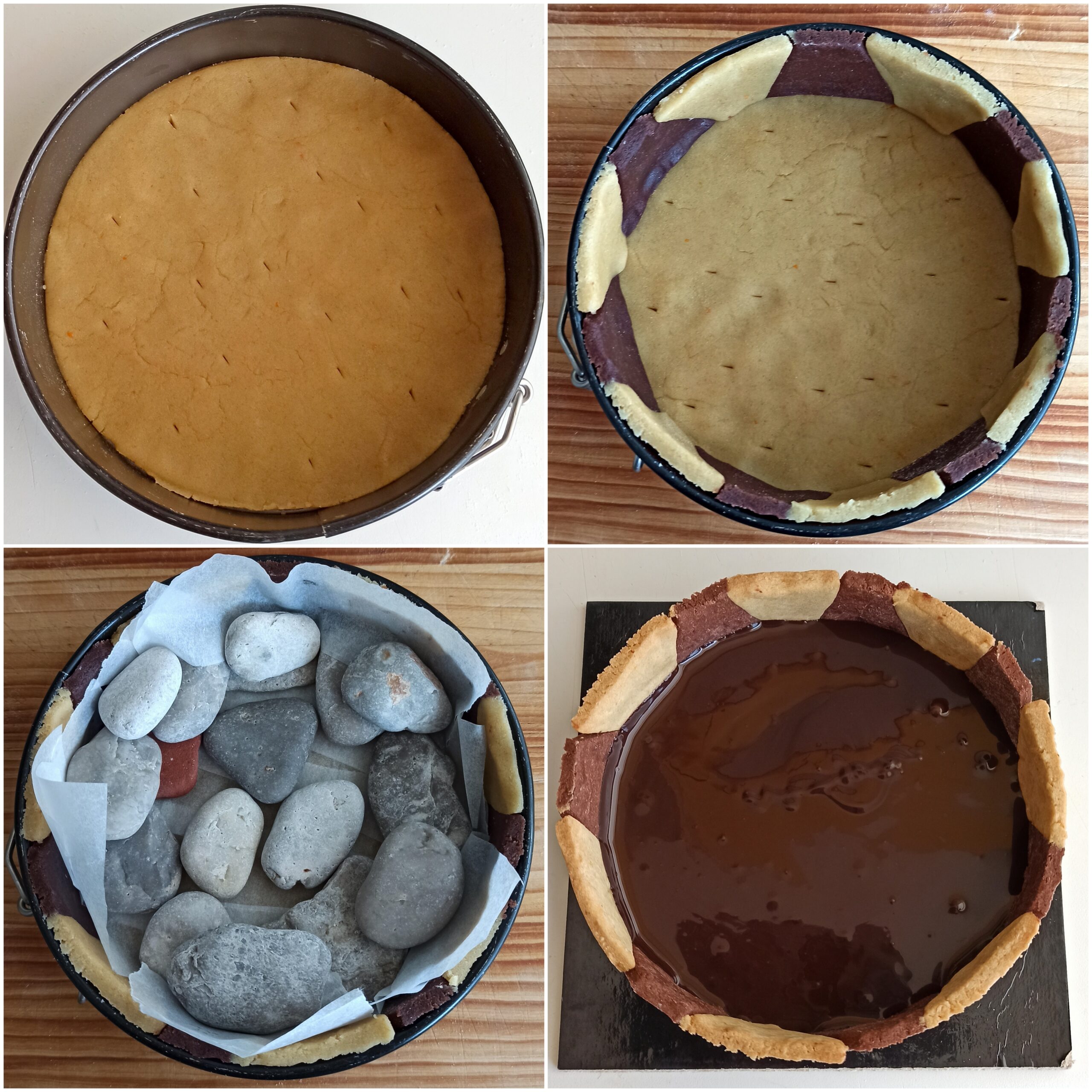Crostata doppio cioccolato senza glutine - La Cassata Celiaca 