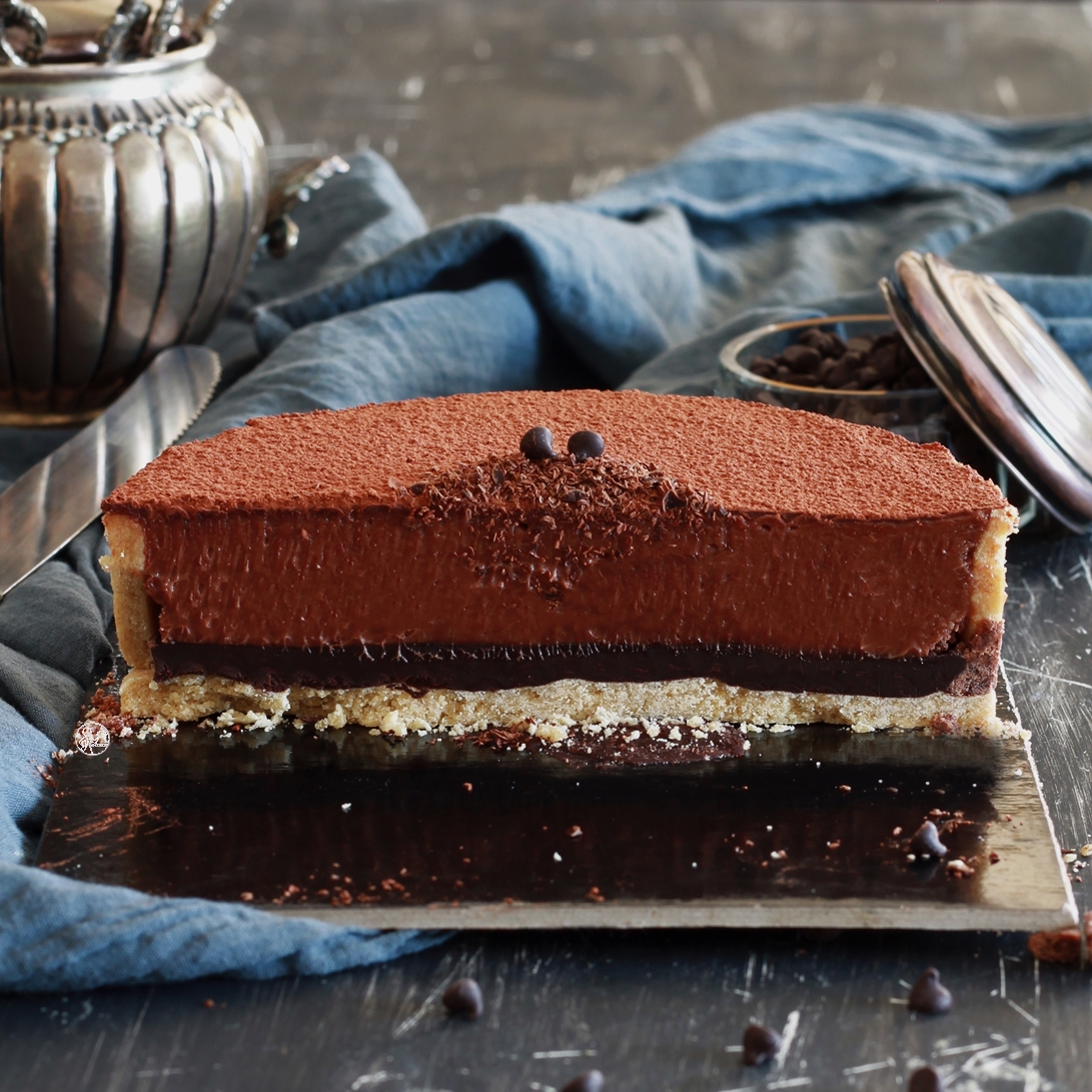 Crostata doppio cioccolato senza glutine - La Cassata Celiaca 