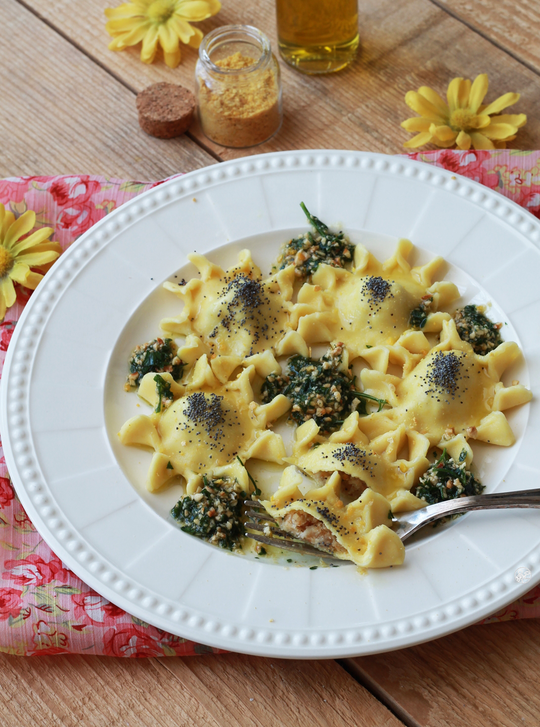 Girasoli di pasta fresca senza glutine - La Cassata Celiaca 