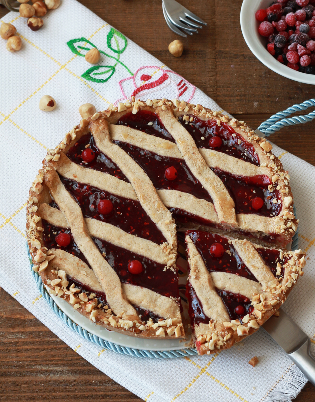 Linzer torte sans gluten - La Cassata Celiaca