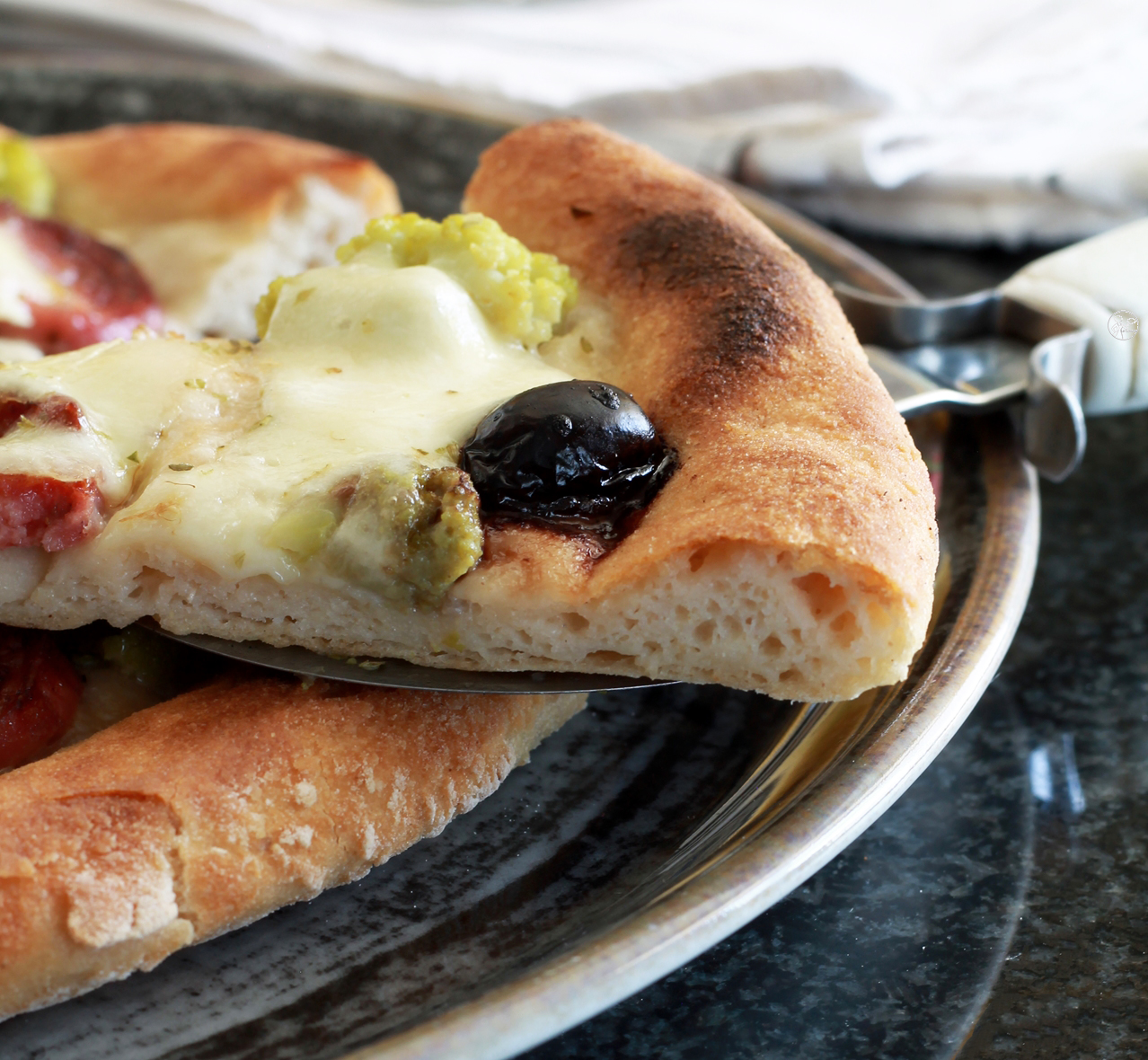 Pizza senza glutine e senza mix commerciali - La Cassata Celiaca