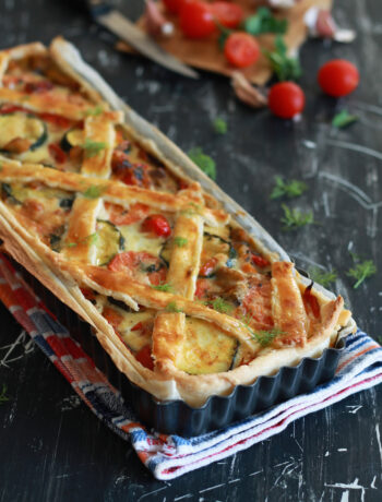 Tarte de légumes sans gluten - La Cassata Celiaca