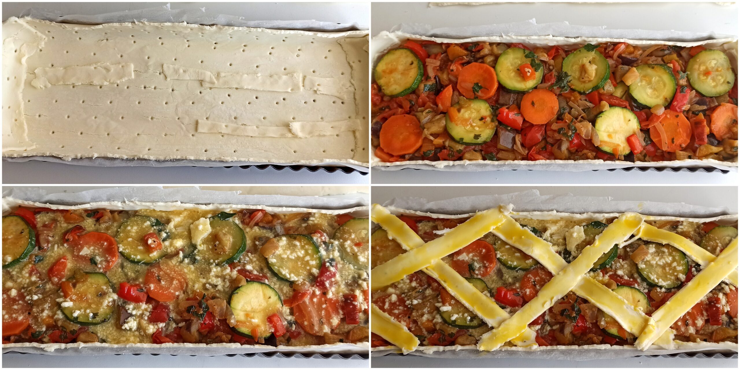 Crostata di verdure senza glutine - La Cassata Celiaca