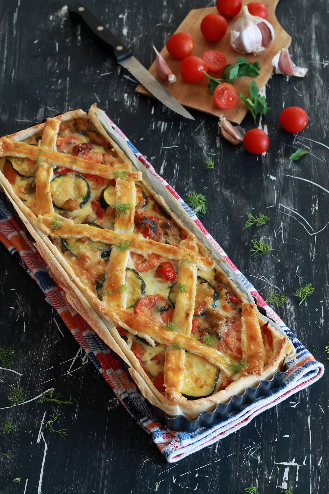 Crostata di verdure senza glutine - La Cassata Celiaca Crostata di verdure senza glutine - La Cassata Celiaca