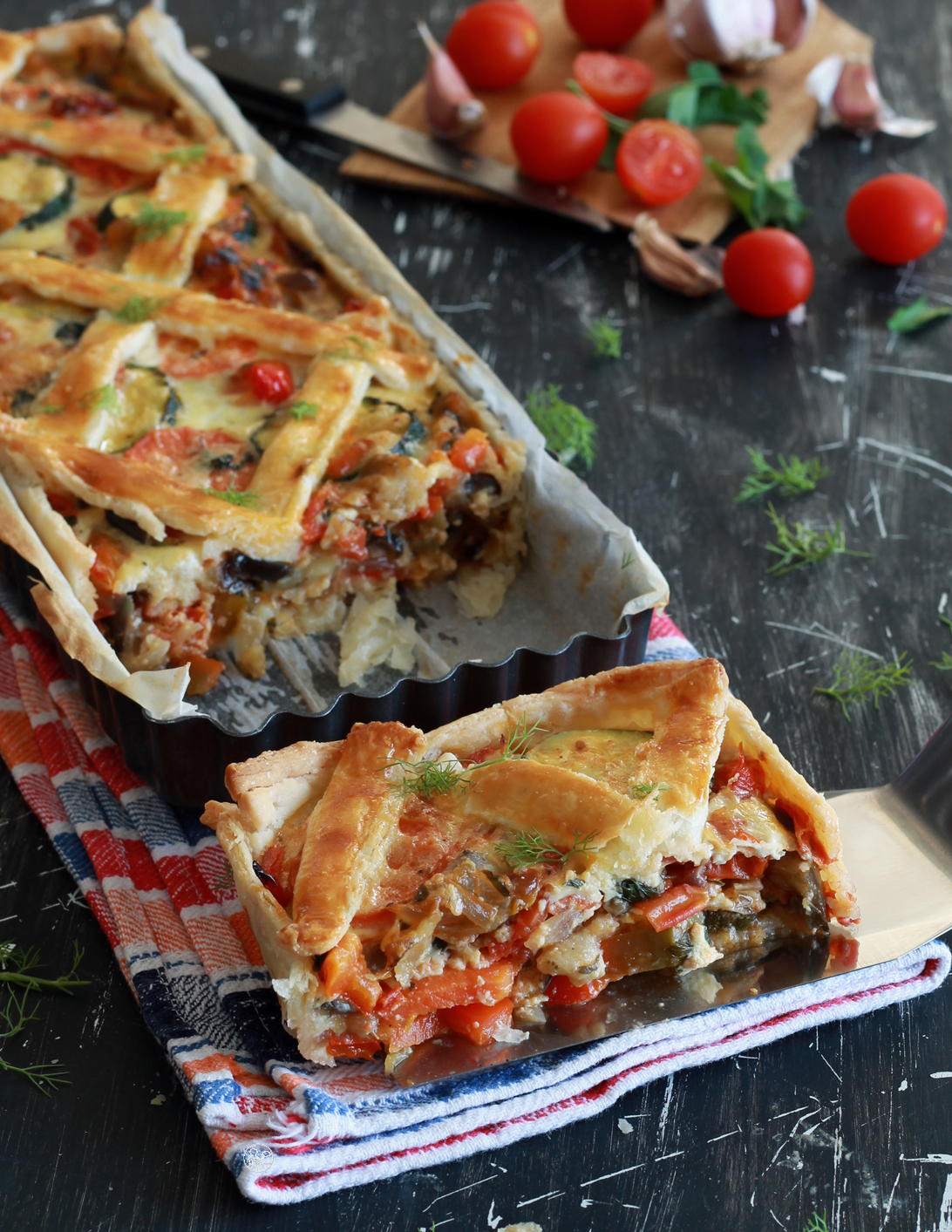Crostata di verdure senza glutine - La Cassata Celiaca Crostata di verdure senza glutine - La Cassata Celiaca