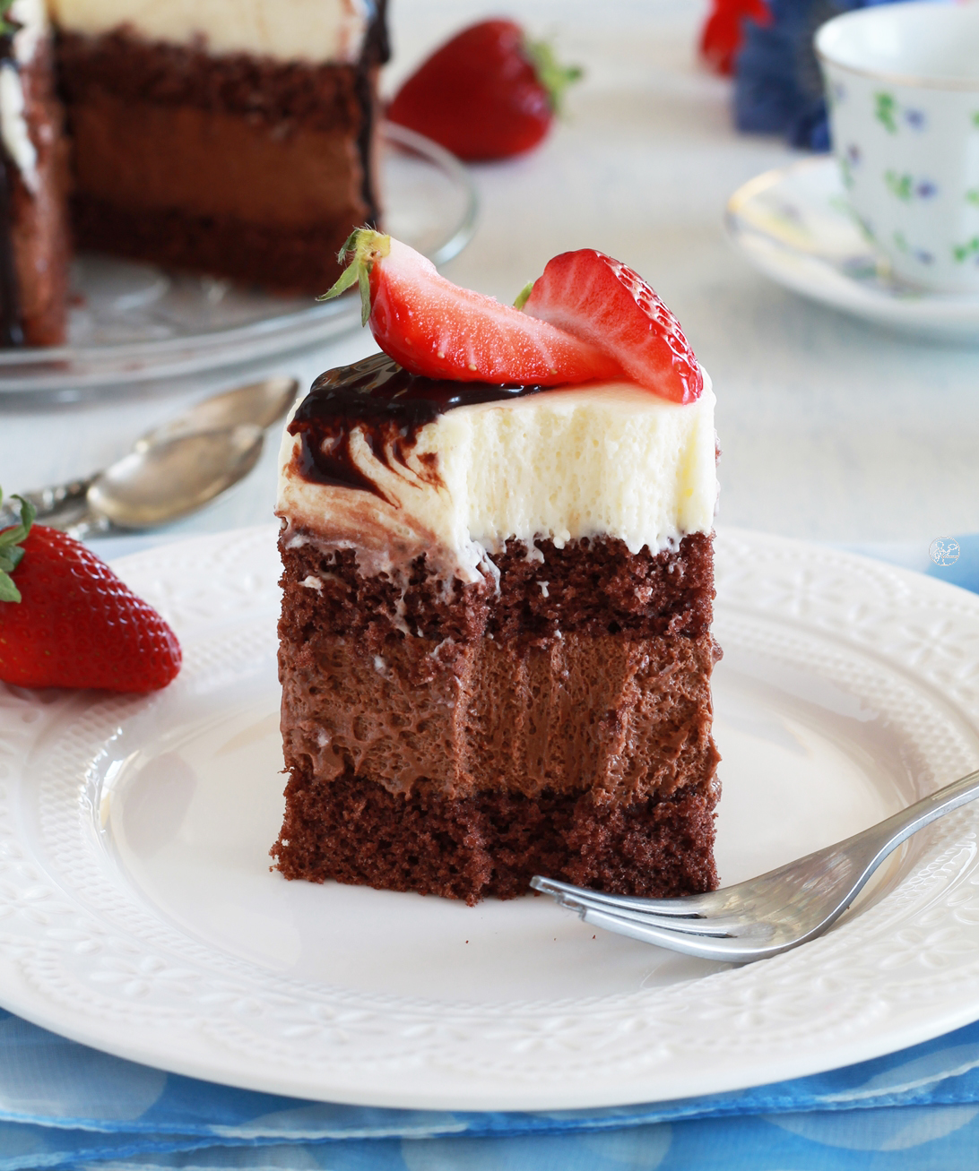 Torta al doppio cioccolato senza glutine - La Cassata Celiaca