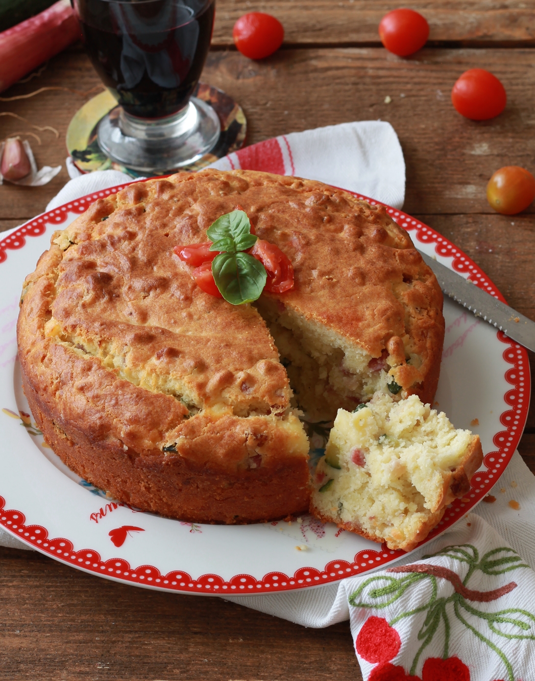 Gâteau salé 7 pots sans gluten - La Cassata Celiaca