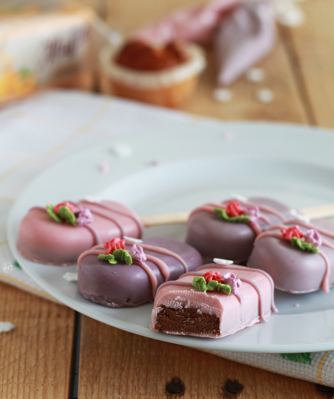 Cakesicles senza glutine - La Cassata Celiaca Cakesicles senza glutine - La Cassata Celiaca