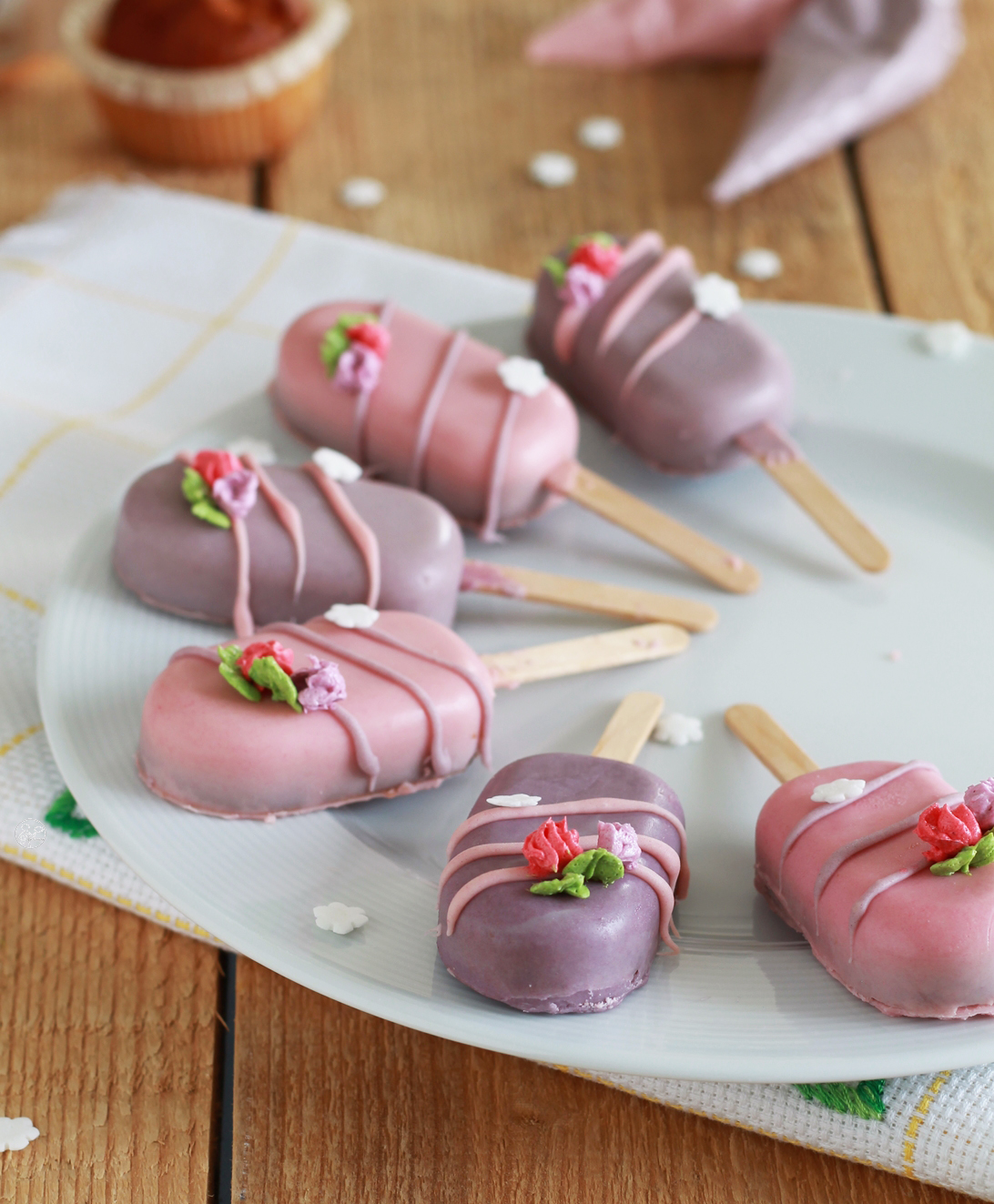 Cakesicles senza glutine - La Cassata Celiaca Cakesicles senza glutine - La Cassata Celiaca