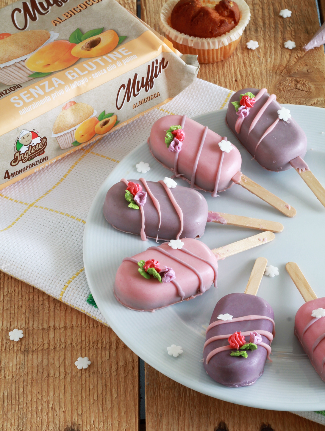 Cakesicles senza glutine - La Cassata Celiaca Cakesicles senza glutine - La Cassata Celiaca