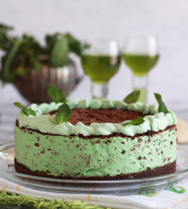 Cheesecake cioccolato e menta senza glutine - La Cassata Celiaca