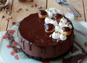 Profiterole cake senza glutine - La Cassata Celiaca