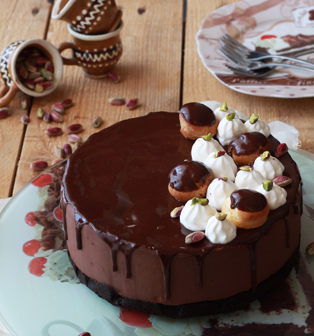 Profiterole cake senza glutine - La Cassata Celiaca