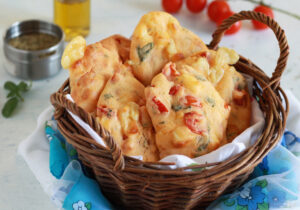 Frittelle mediterranee senza glutine - La Cassata Celiaca