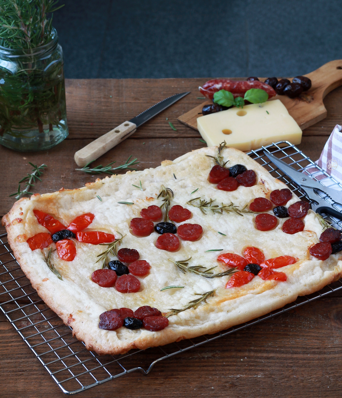 Schiacciata al formaggio senza glutine - La Cassata Celiaca