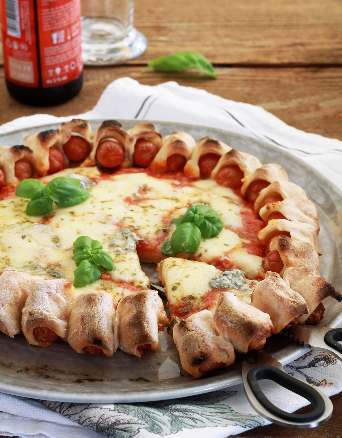 Wursty pizza sans gluten - La Cassata Celiaca